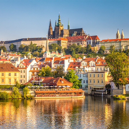 Scenic view of Prague Castle