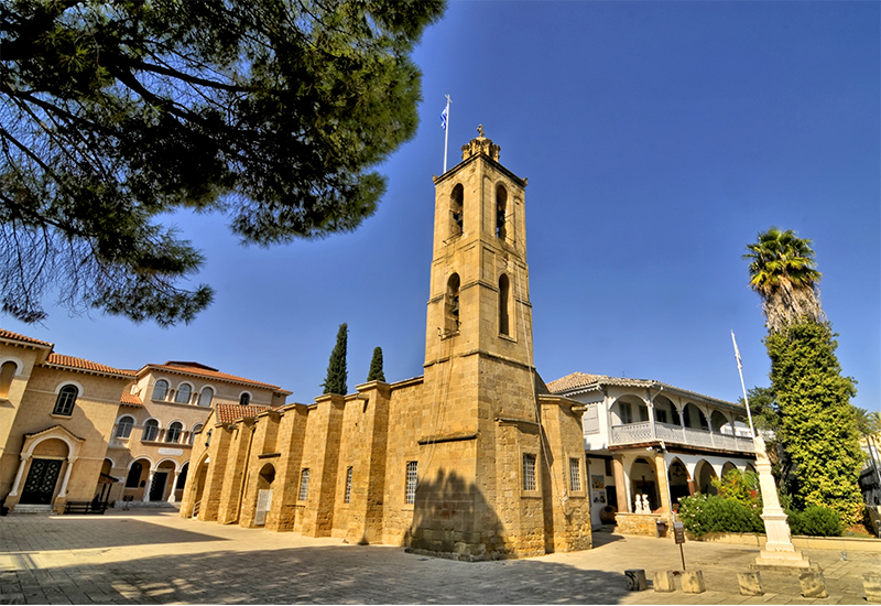 Scenic view of the Church of Saint John the Theologian Scenic view of the Church of Saint John the Theologian