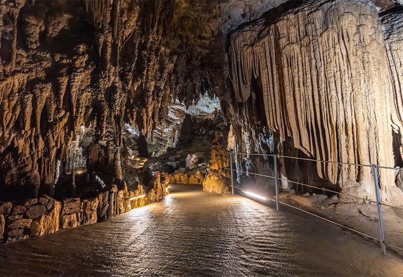Scenic view of Škocjan Caves