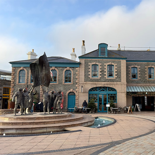 Scenic view of St. Helier