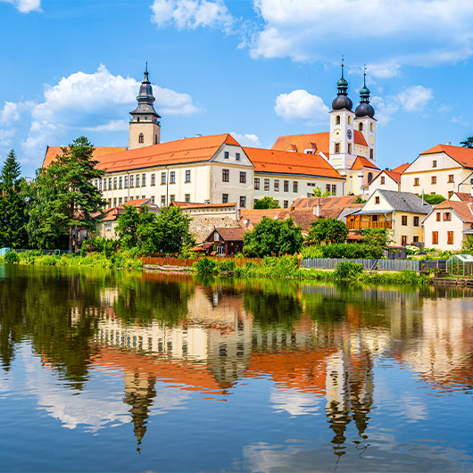 Scenic view of Telč