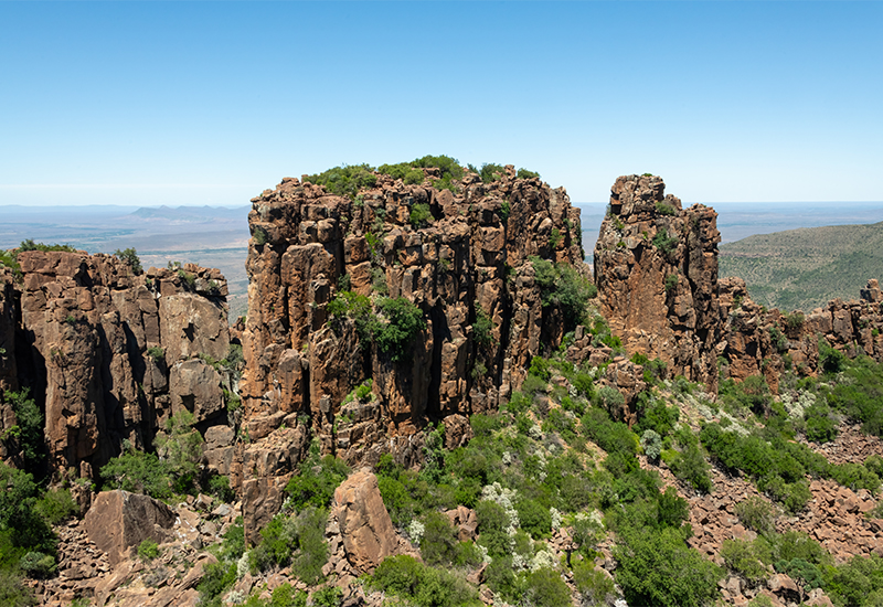 Scenic view of the Valley of Desolation Scenic view of the Valley of Desolation