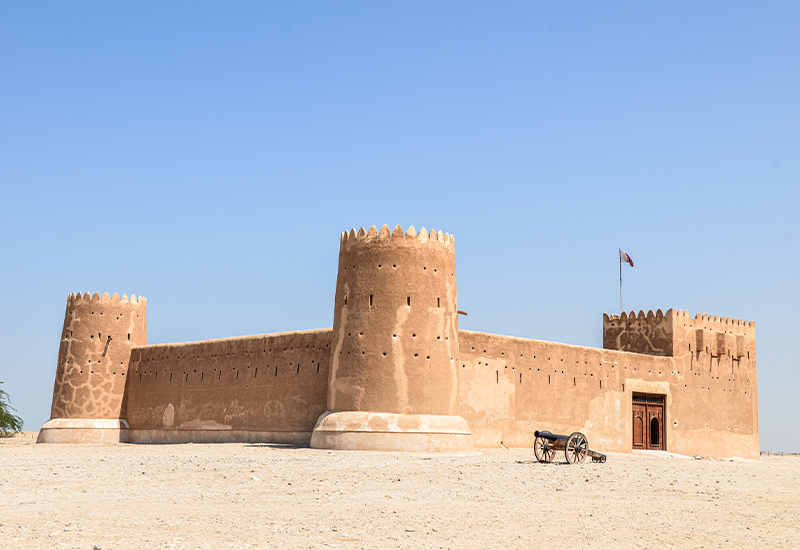 Scenic view of Zubarah Fort