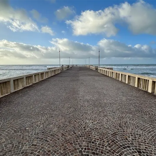 A scenic view of Pontile di Ostia