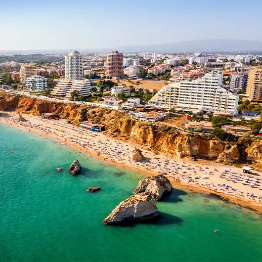 A Scenic View of Sandy Rocha Beach
