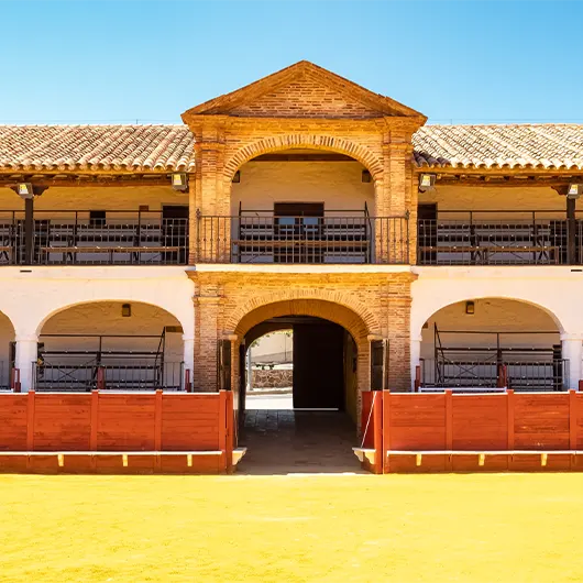 A Scenic View of Bullring of Almaden