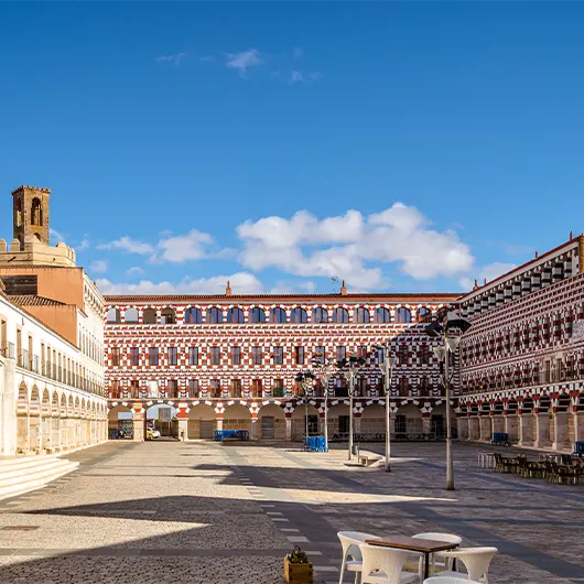 Una vista bonita de la Plaza Alta