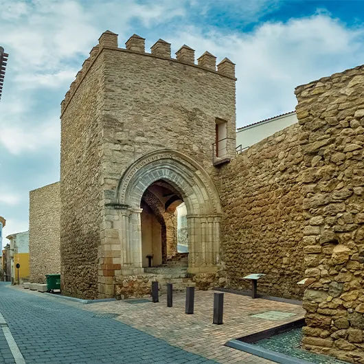 A Scenic View of San Gines Gate in Lorca
