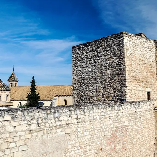 A Scenic View of Ancient Castle of Lucena