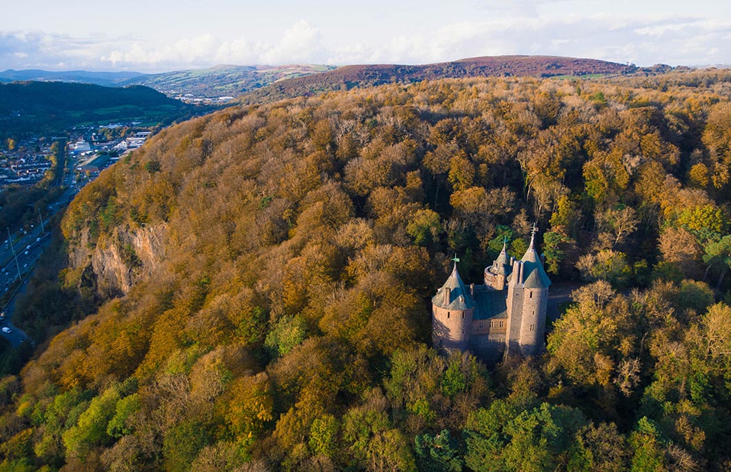 Castle Coch in South Wales