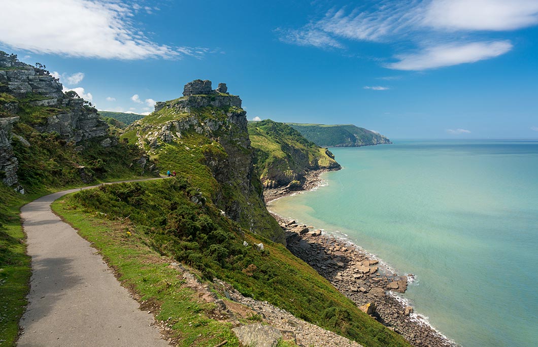 Valley of the Rocks in Devon