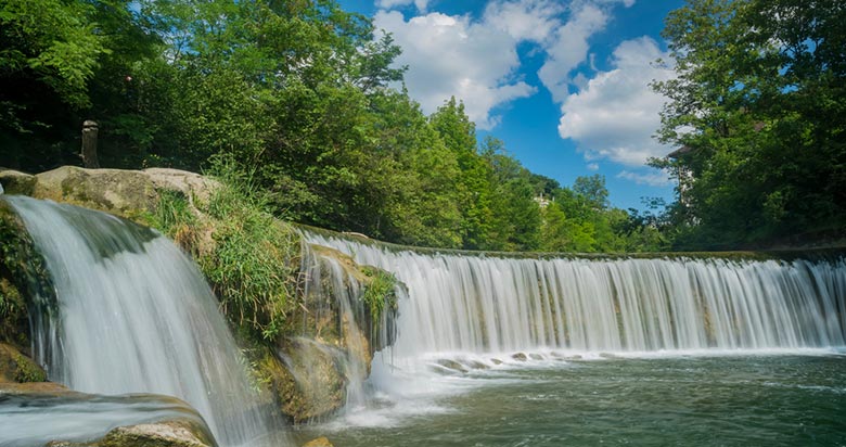 Affenschlucht waterfall at Winterthur