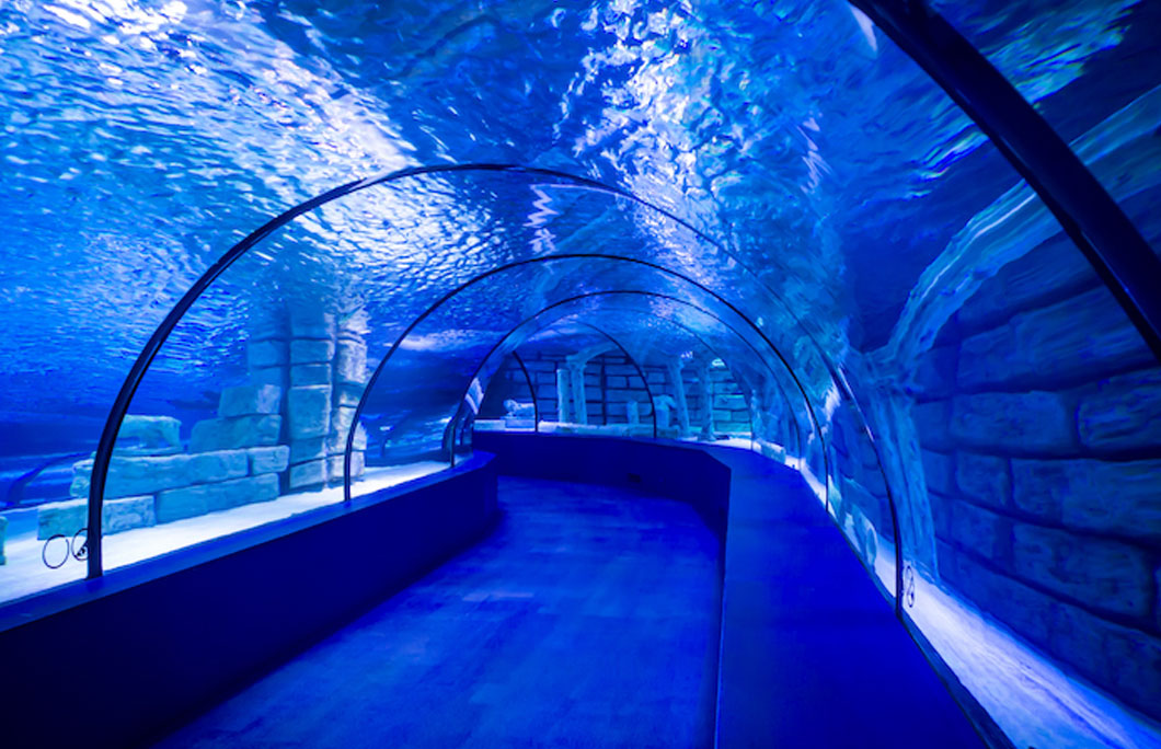 Antalya is home to the world’s biggest tunnel aquarium