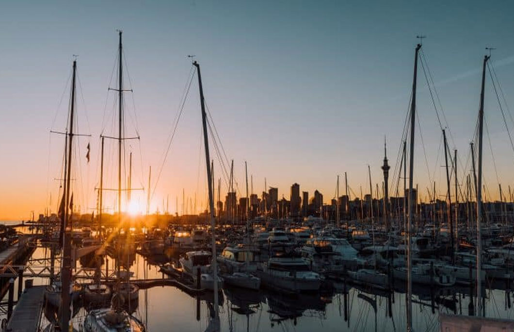 Auckland is nicknamed “City of Sails”