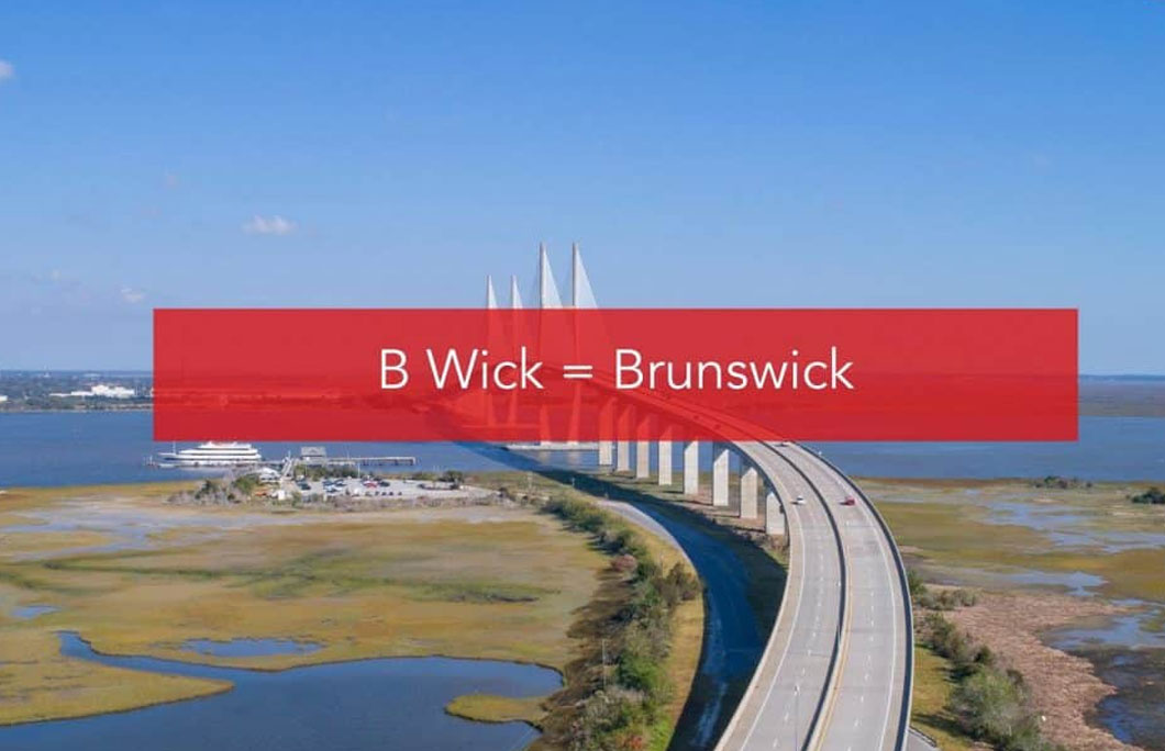B Wick = Brunswick
