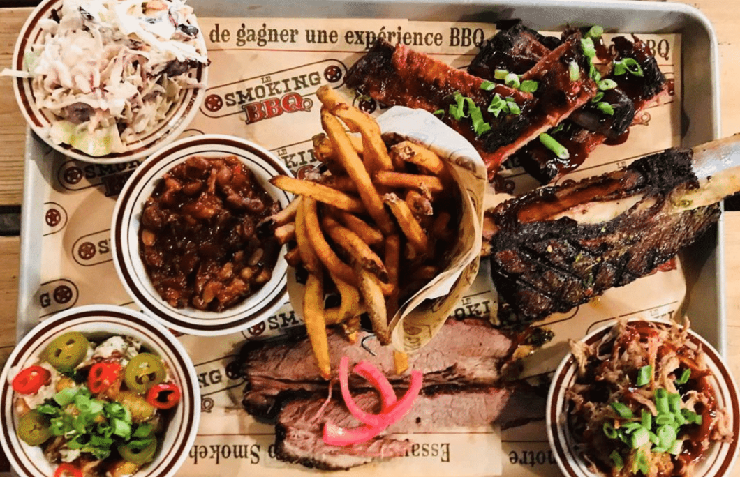 3. BBQ Platter – Le Smoking BBQ Food Truck, Montreal