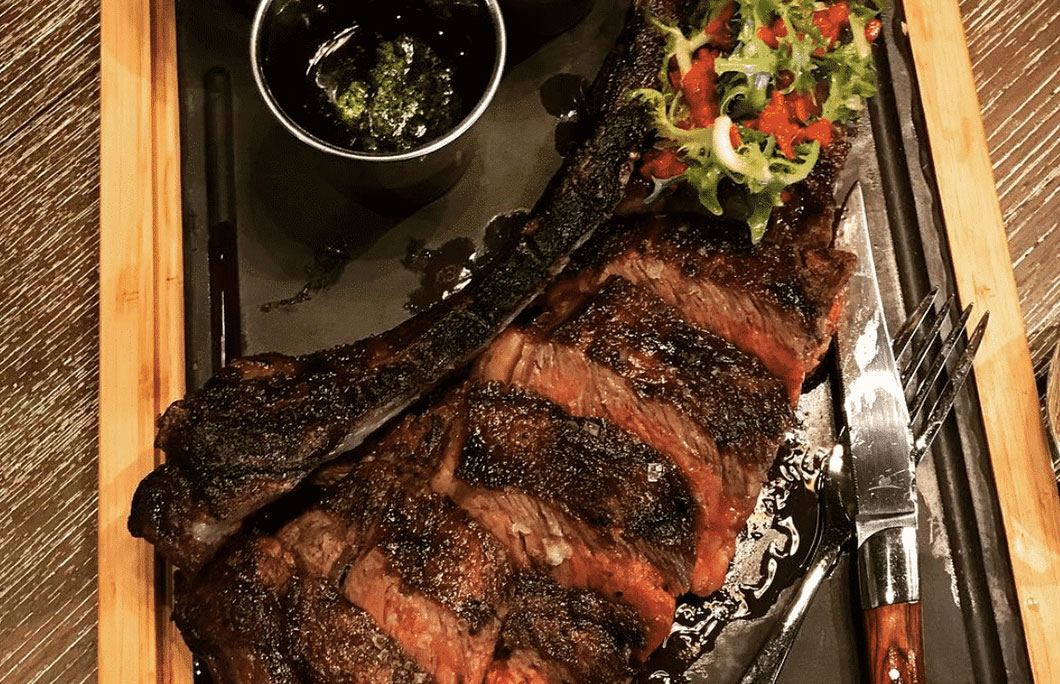 1. Beef Tomahawk Steak – Ascua