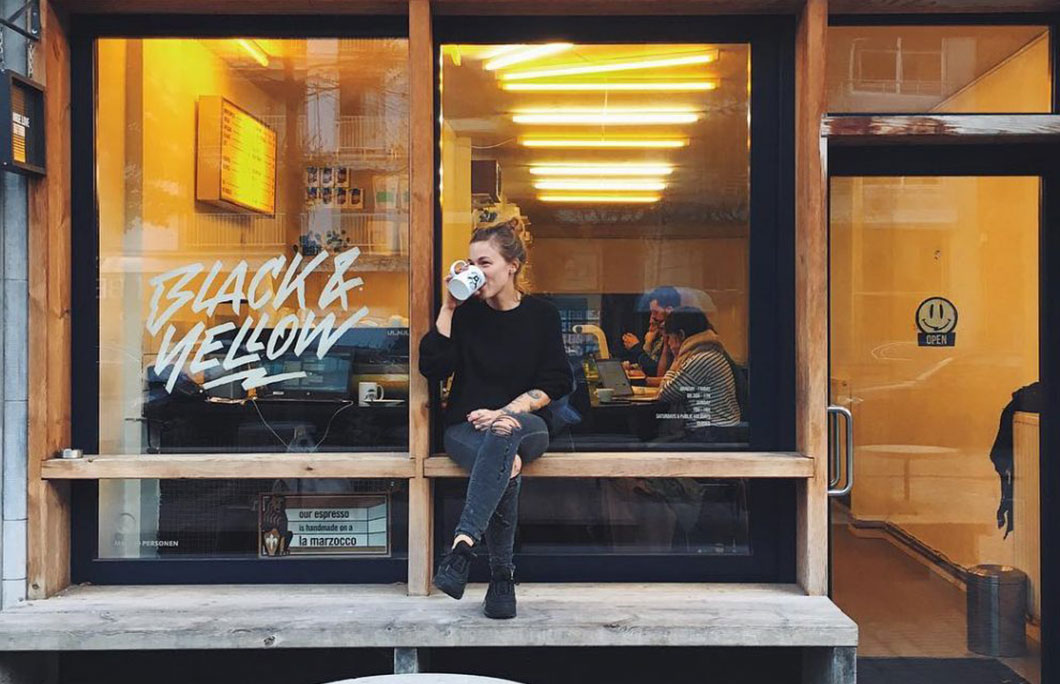 20. Black & Yellow Coffee Bar – Antwerp