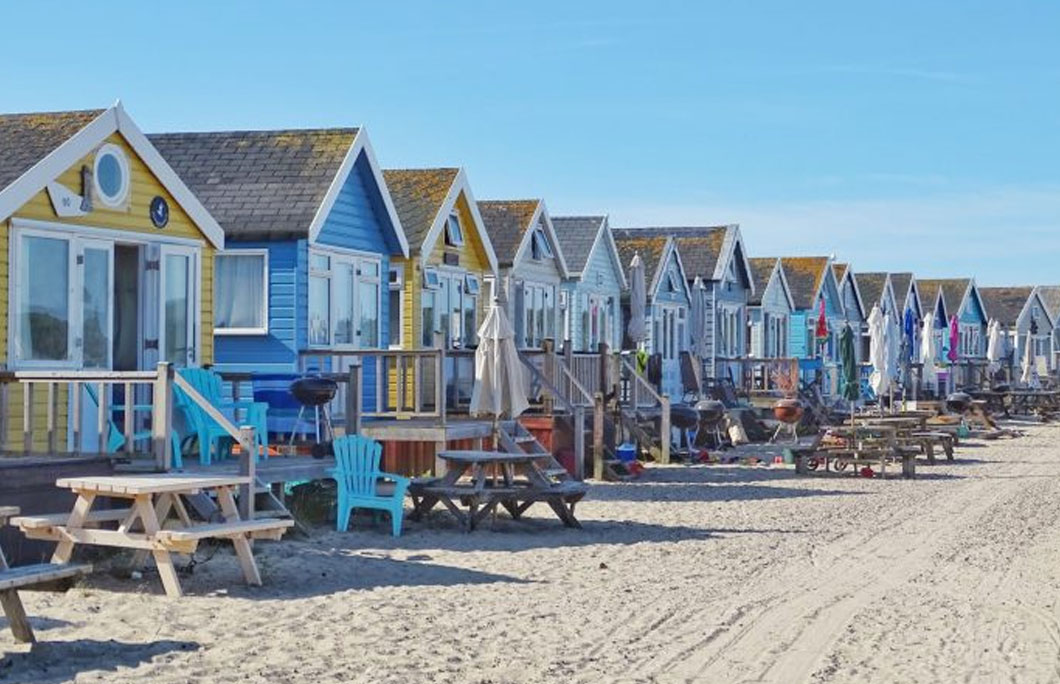 Beach huts