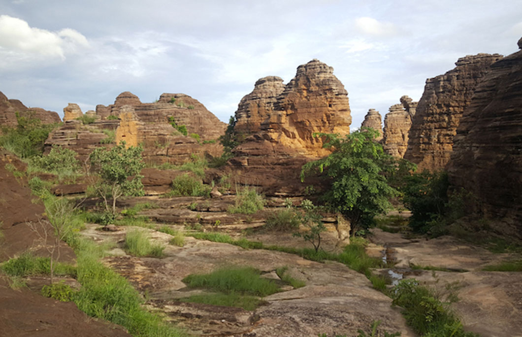 Burkina Faso is home to an unusual geological formation