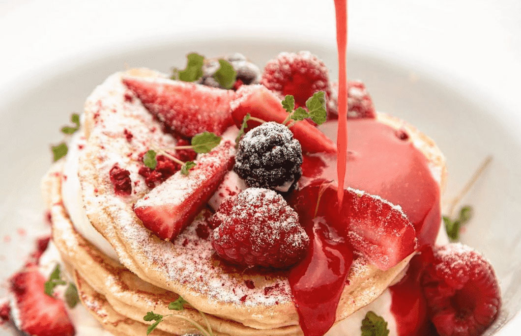 24. Buttermilk Pancakes With Fresh Berries – The Ivy (Kensington)