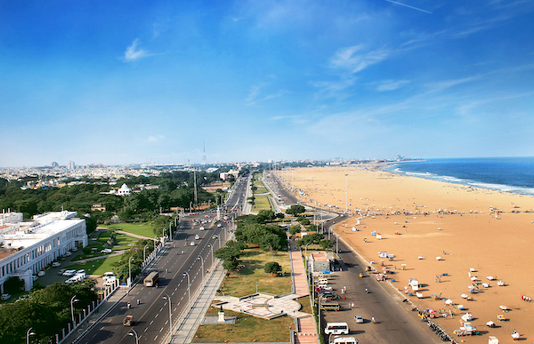 Chennai has one of the world’s longest urban beaches