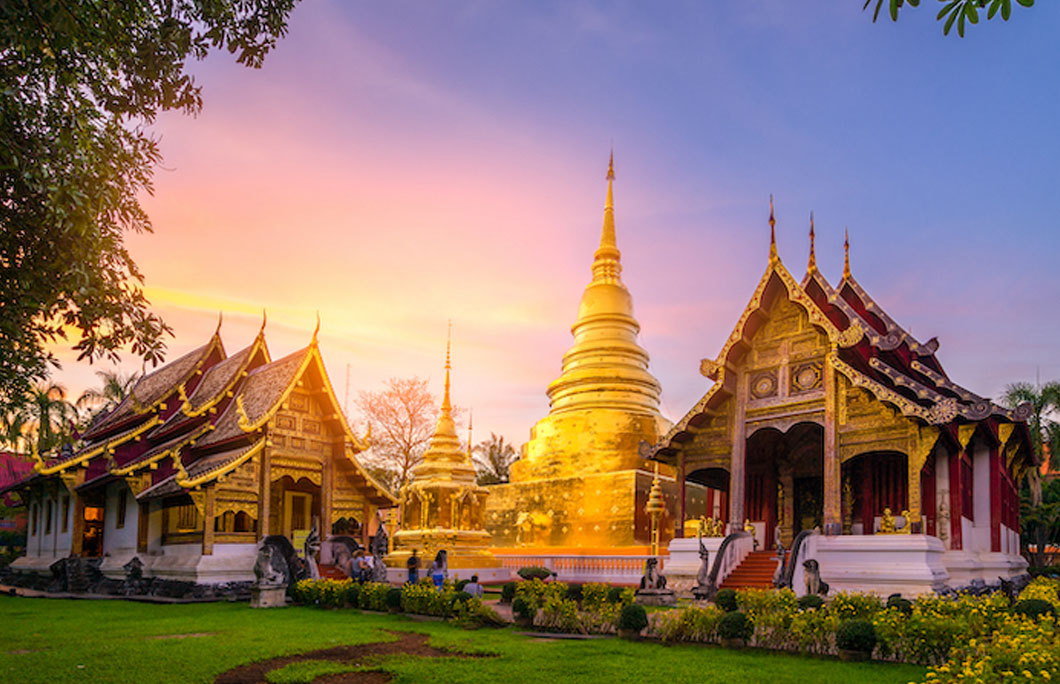 Chiang Mai has more Buddhist temples than any other Thai city