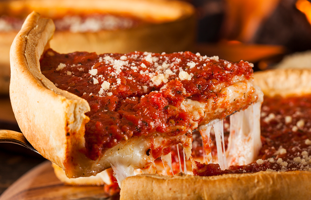 2. Chicago Style Deep Dish Pizza