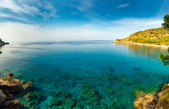 Coastline at Mediterranean Sea Near Fethiye