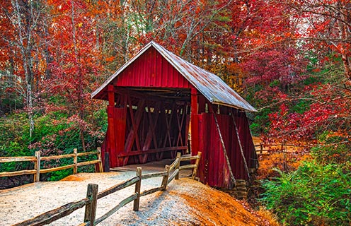 Covered Bridge Tour, USA