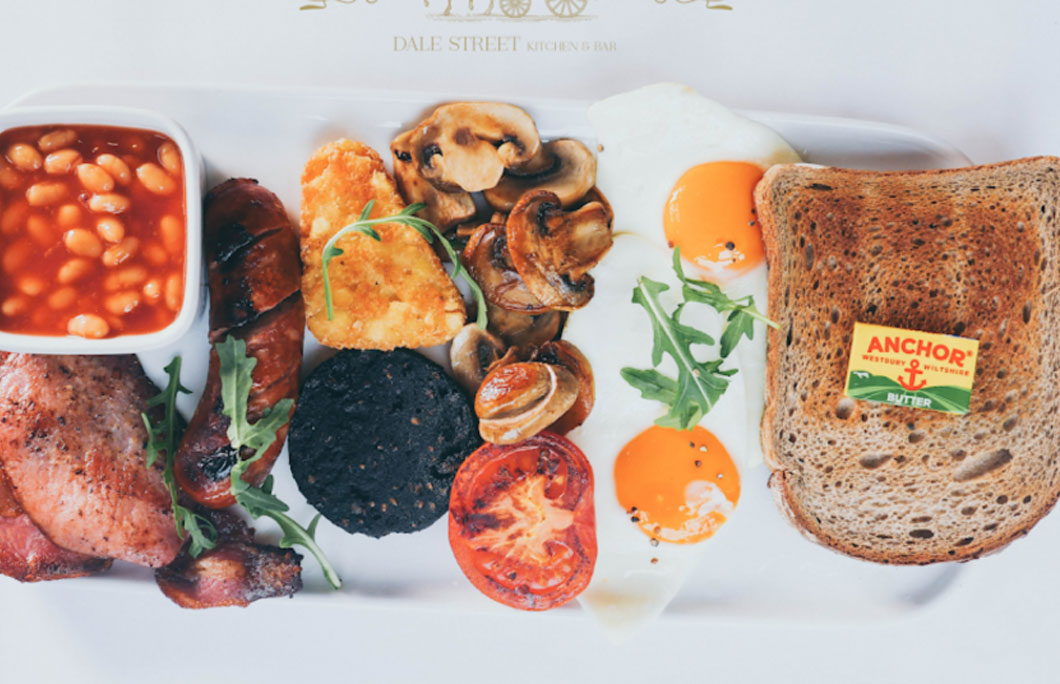 full english breakfast menu