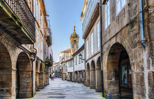 De Santiago de Compostela a Pontevedra