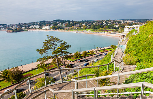 Torquay beach view