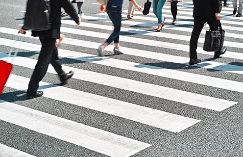 Driving in Greece zebra crossings