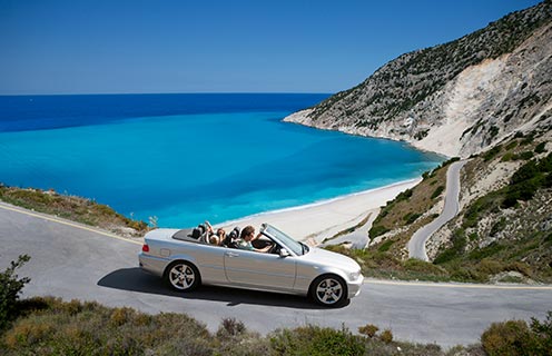 Driving in Greece scenic road