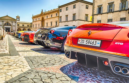 Driving in Italy supercars