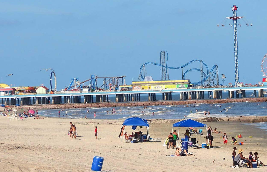 32nd. East Beach – Galveston Island, Texas