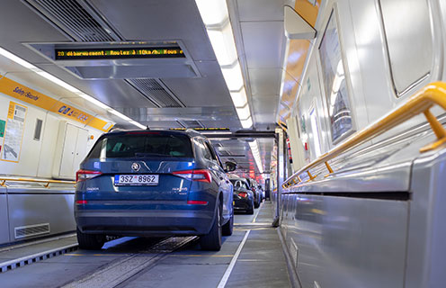 Eurotunnel train