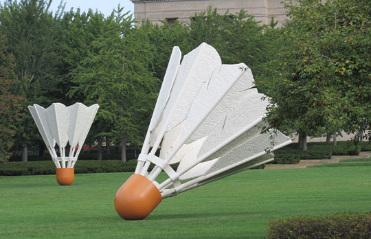 Famous Shuttlecock Sculptures