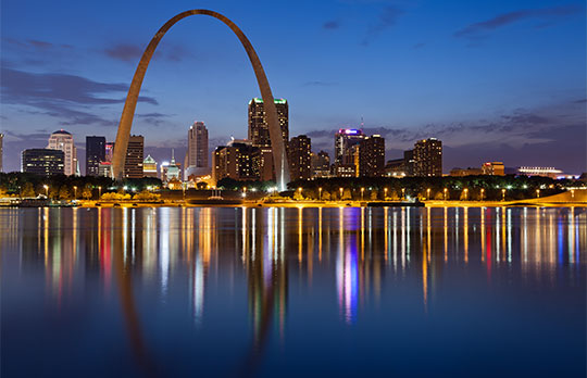 Gateway Arch at Twilight