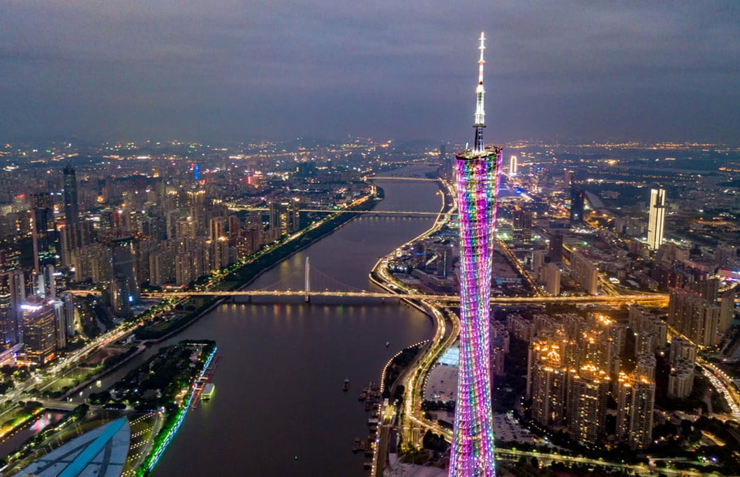  Guangzhou, China with 9.004 million tourists per year