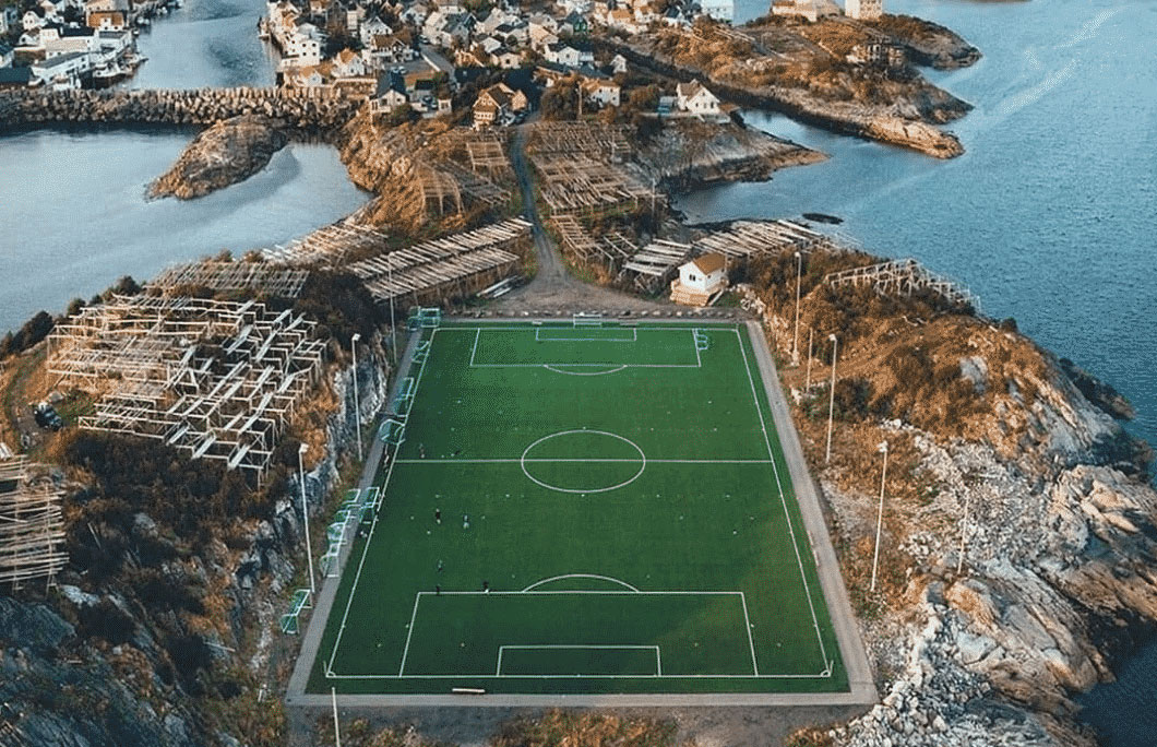 7. Henningsvær Football Soccer Stadium – Lofoten Norway