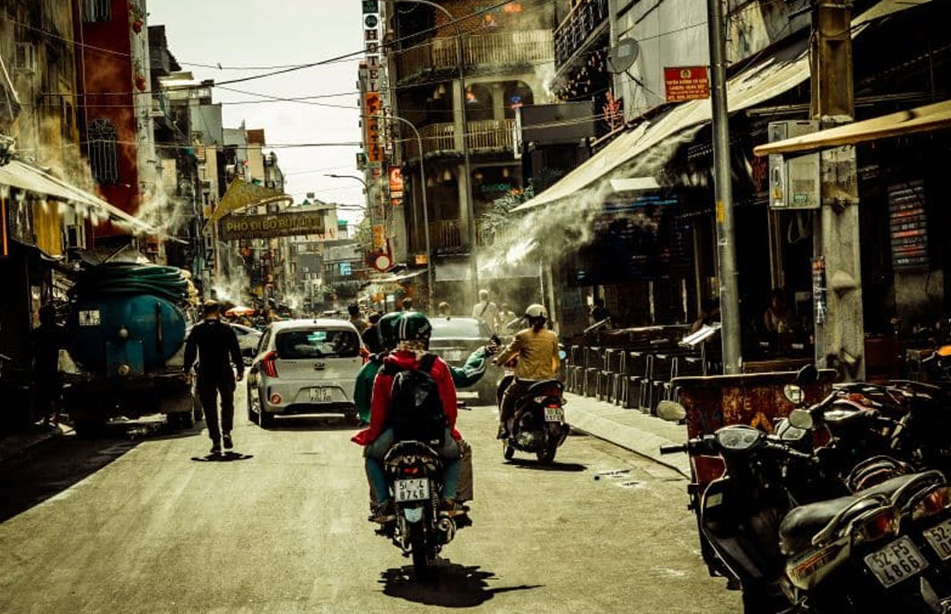 Ho Chi Minh City is big on motorbikes