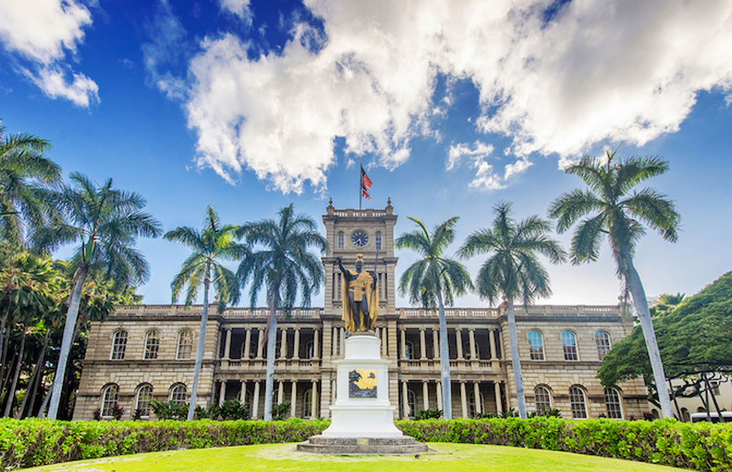 Honolulu is home to the only royal palace in the United States