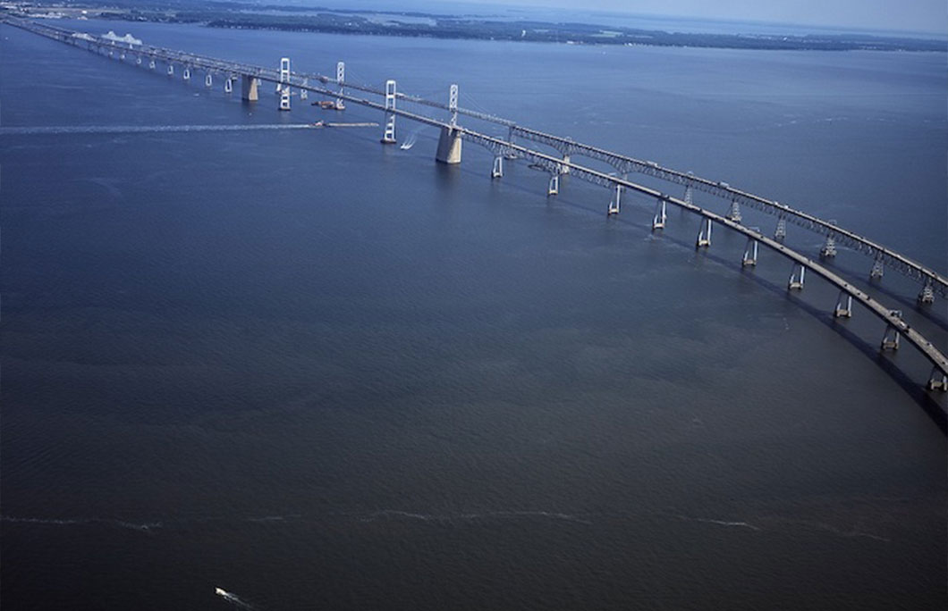 When was Chesapeake Bay Bridge built