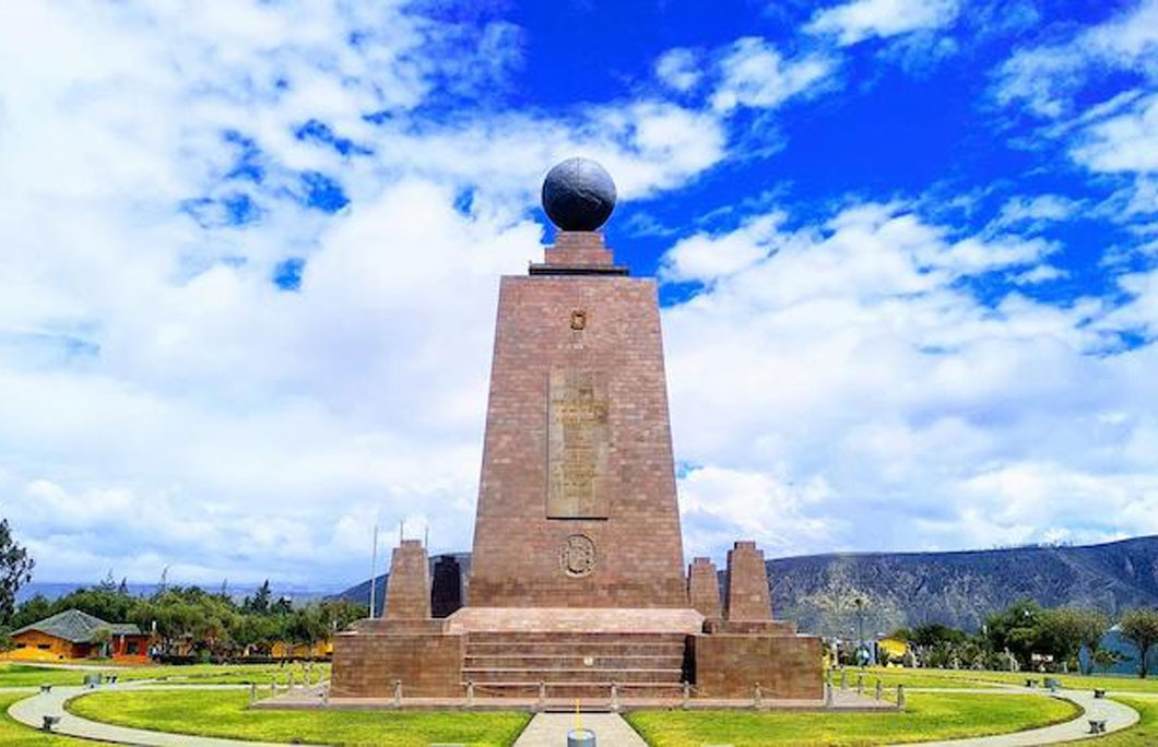 In Ecuador, there are two points of interest directly on the Equator