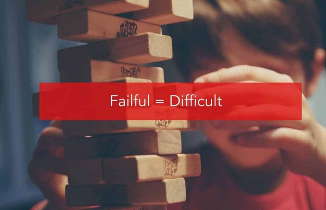 Failful = Difficult