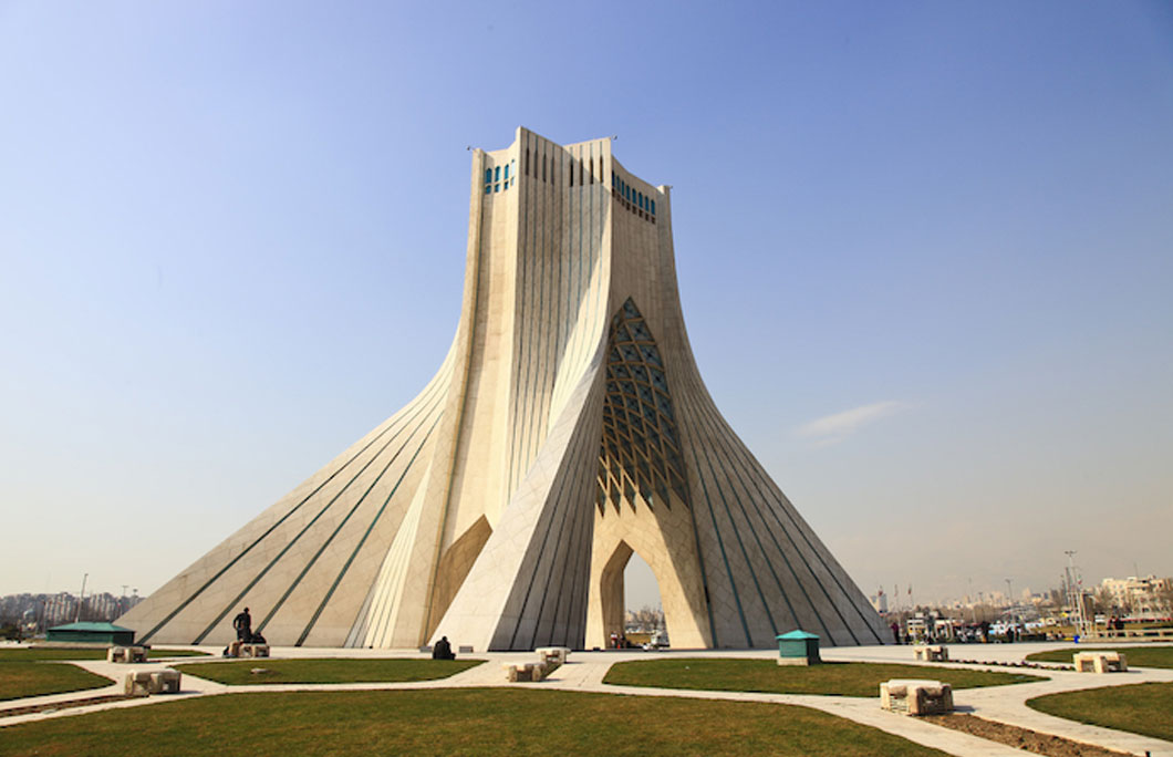 iran the azadi tower tehran