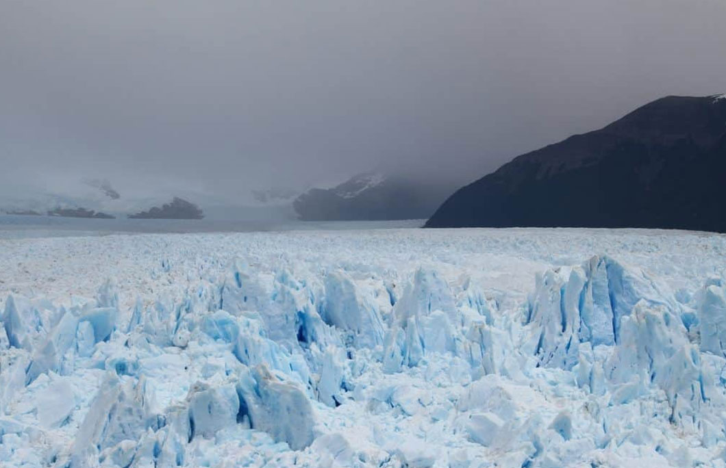 It is home to a growing glacier
