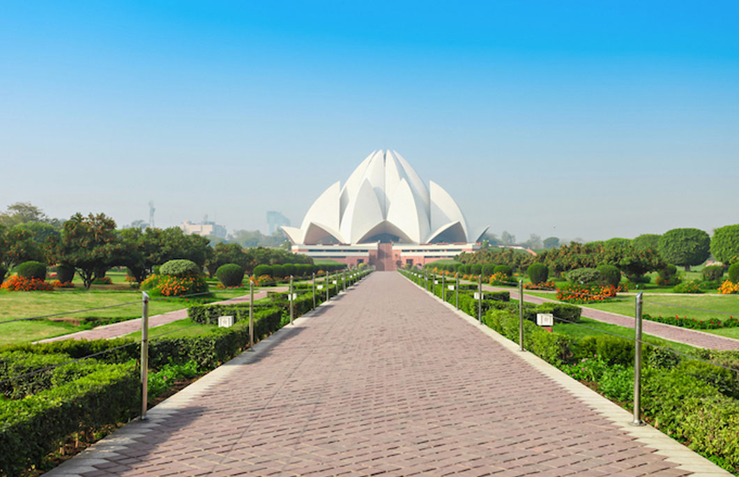 It took a long time to build the Lotus Temple